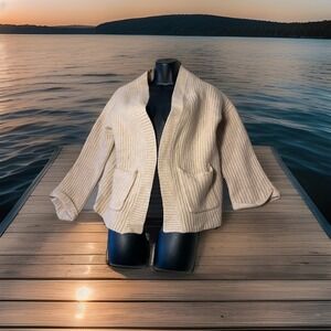 360 Cashmere  Cashmere Cardigan 100% Cashmere in Shell Size XS Soft